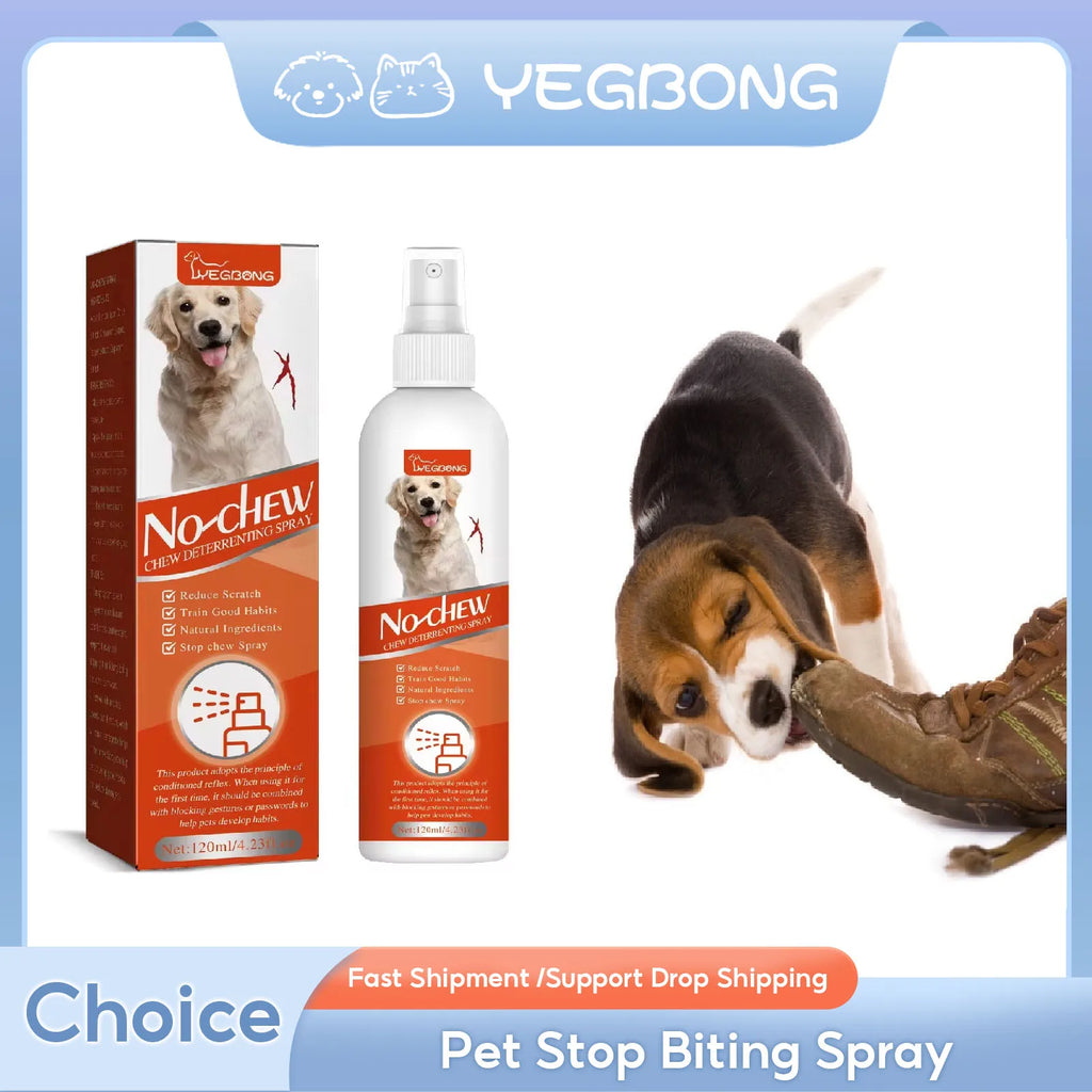Pet Anti-Chew Spray for Cats and Dogs – Protect Furniture and Prevent Biting
