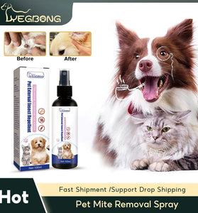 Pet Anti-Flea Spray – Itch Relief, Tick Control & Antiparasite Treatment for Dogs & Cats