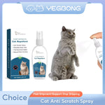 Cat Anti Scratch Spray - Natural Chewing & Scratch Deterrent for Furniture Protection