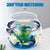 Plastic Fish Bowl - Desktop Aquarium Tanks (Small, Medium, Large) for Betta & Mini Fish