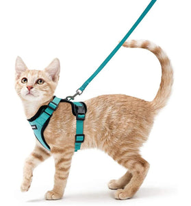 Adjustable Escape-Proof Cat Harness and Leash Set