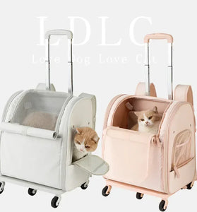 Compact pet trolley bag