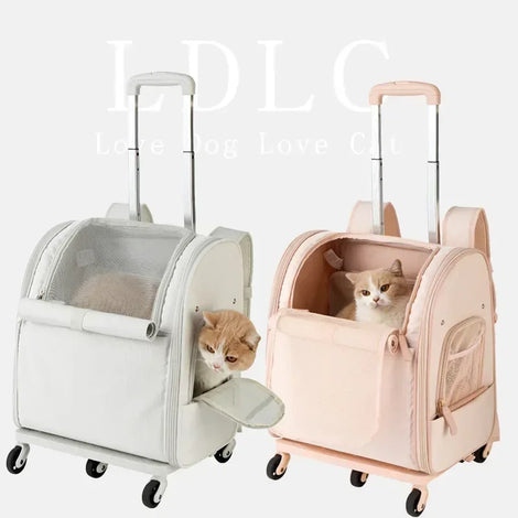 Compact pet trolley bag