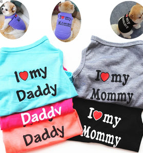 Cute Printed Summer Pet T-Shirt - Cotton Vest for Dogs & Cats