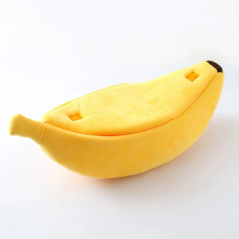 Banana Cat Bed – Cute & Cozy Pet Mat, Warm and Portable Basket for Cats & Small Dogs