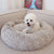 Cute warm round bed for dogs and cats