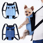 Denim pet backpack
