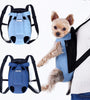 Denim pet backpack
