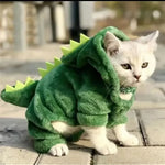 Dinosaur Halloween Costume Fleece Hoodie for Pets
