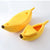Funny Banana Cat Bed House yellow