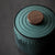 Green Ceramic Keepsake Urn - Cremation Urn for Human, Dog, Cat, Bird & Small Animals, Memorial Ashes Holder
