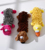 Durable Plush Dog Toy - Animal Shape with Squeaker for Small Dogs