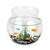 Plastic Fish Bowl - Desktop Aquarium Tanks (Small, Medium, Large) for Betta & Mini Fish