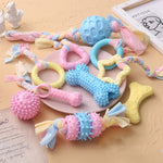 Bite-Resistant TPR Dog Chew Toy - Teeth Cleaning & Training Aid