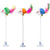 Swinging Mouse Toy - Suction Cup, Spring, and Feather with Bell Sound