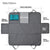 Waterproof Dog Car Seat Cover with Mesh Window and Safety Features