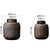 Black Ceramic Pet Urn - Dog & Cat Funeral Ashes Holder, Keepsake Casket for Human Cremation