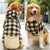 Reversible Plaid Dog Winter Coat - Cold Weather Vest for Small to Large Dogs