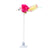 Swinging Mouse Toy - Suction Cup, Spring, and Feather with Bell Sound