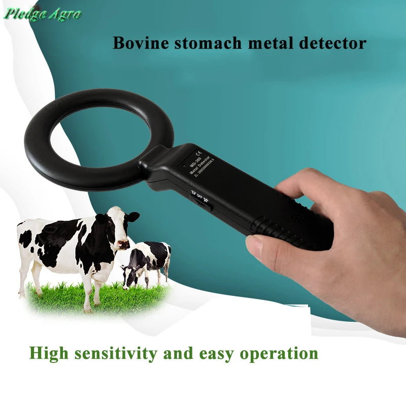 Portable Cattle Metal Detector – Sensitive Stomach Security Scanner with Vibration & Ring Tone