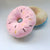 Soft Dog Donut Plush Toy - Interactive Chew & Squeaker for Small to Medium Dogs