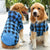 Reversible Plaid Dog Winter Coat - Cold Weather Vest for Small to Large Dogs