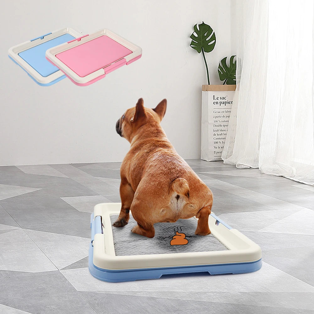 Portable Dog Training Toilet – Indoor Potty & Pad Holder for Small Dogs and Cats