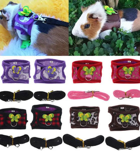 Adjustable Hamster Harness & Leash Set for Small Pets