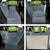 Waterproof Dog Car Seat Cover with Mesh Window and Safety Features
