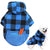 Reversible Plaid Dog Winter Coat - Cold Weather Vest for Small to Large Dogs
