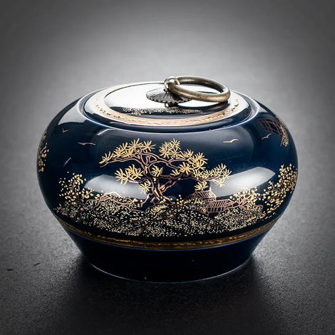 Cremation Urn for Ashes - Ceramic Keepsake Memorial for Human, Dog, Cat, & Pet