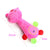 Durable Plush Dog Toy - Animal Shape with Squeaker for Small Dogs