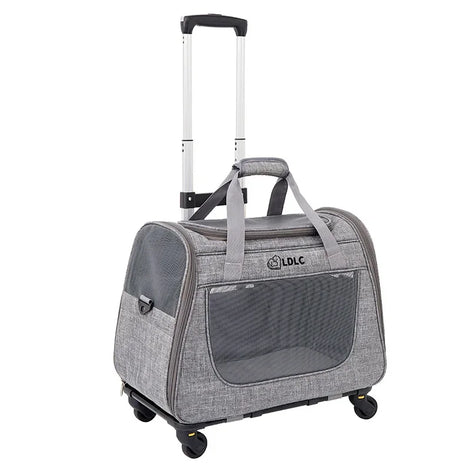 Pet carrier with pull rod

