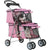 Pink Lightweight pet stroller
