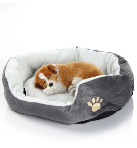 Plush dog mattress
