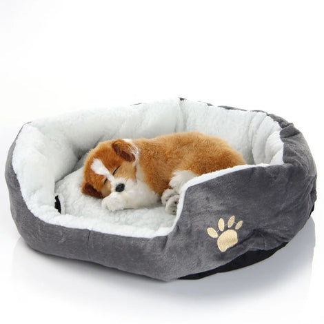Plush dog mattress
