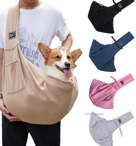 Portable pet crossbody bag
