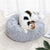 Round soft bed for cat and dogs