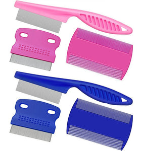 Puppy Joy 3-Piece Pet Grooming & Tear Stain Comb Set