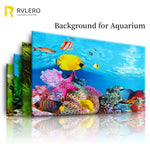 3D Background Aquarium Sticker (Double-Sided Ocean Plants Decoration)