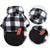 Winter Dog Hoodie - Warm Plaid Jacket with Pocket for Small to Large Dogs