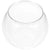 Plastic Round Fish Bowl - Clear Aquarium Tank & DIY Goldfish Bowl Vase