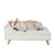 Nordic Pet Bed with Wood Legs & Cozy Pad