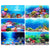 3D Background Aquarium Sticker (Double-Sided Ocean Plants Decoration)