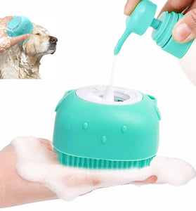 Puppy Joy Soft Silicone Pet Bathing Brush
