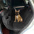 Waterproof 600D Dog Car Seat Cover with Storage Pocket