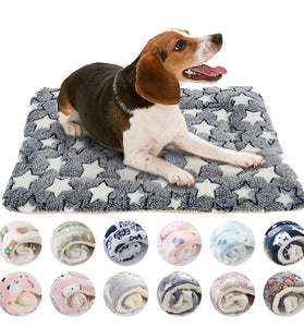 Flannel Pet Sleeping Mat, Dog & Cat Bed, Cushion for Small to Large Pets