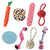 Carrot Knot Rope Dog Toy - Durable Cotton Chew Ball & Dumbbell