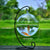 Hanging Glass Fish Tank - Round/Rectangle Aquarium with Rack Holder