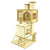 Wooden Hamster Villa House & Climbing Toy for Small Pets